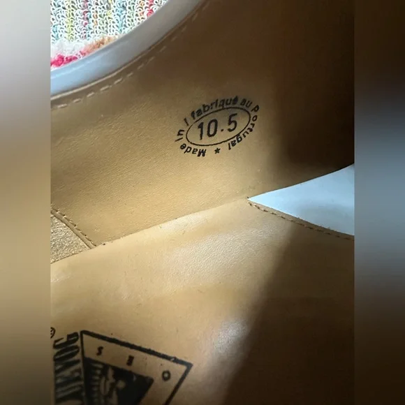 SOLD! Fluevog NEW Fellowship Martha x/o print contrast lace-up loafers -10/10.5 - Picture 13 of 16